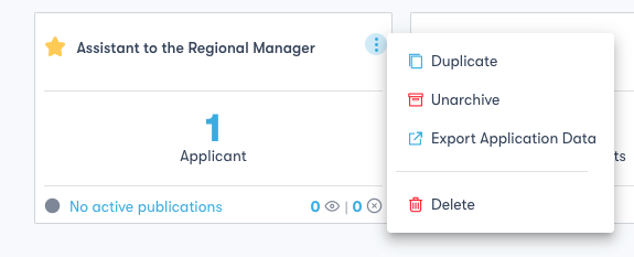 Delete jobs