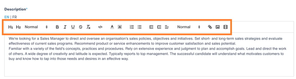 Text editor new features