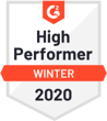 G2 Crowd - Winter 2020 - High Performer