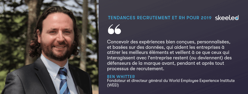 Ben Whitter, directeur général, World Employee Experience Institute