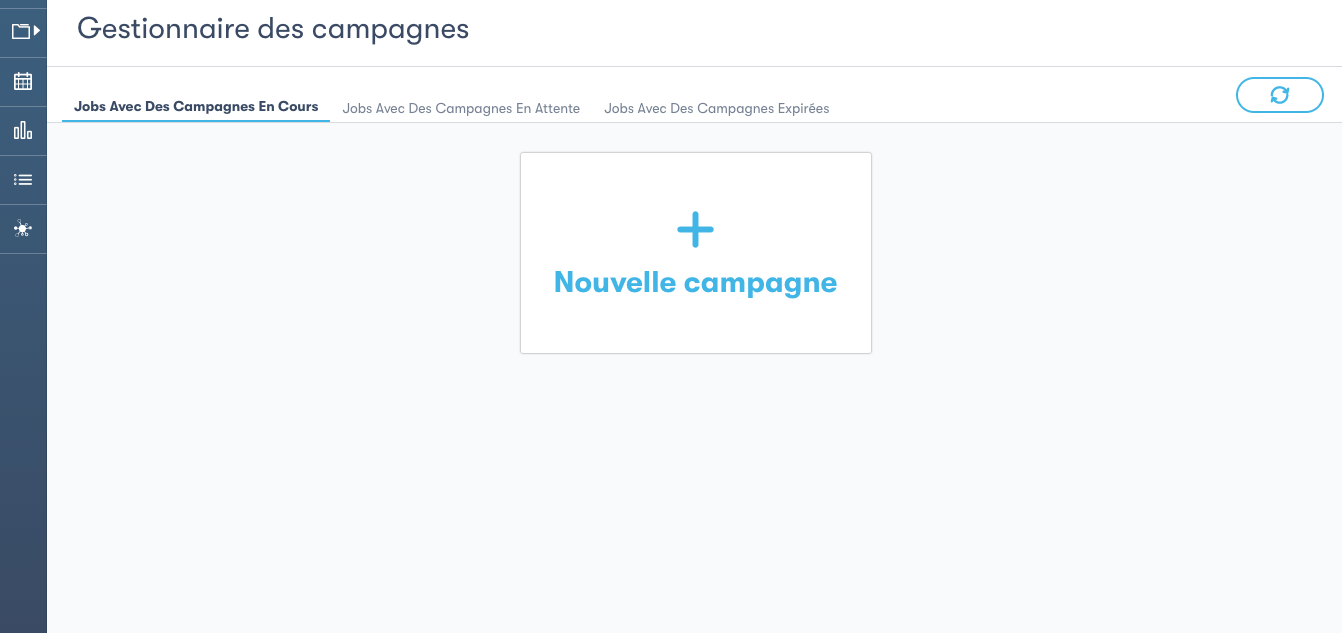 Gestionnaire De Campagnes Nouvelle Campagne