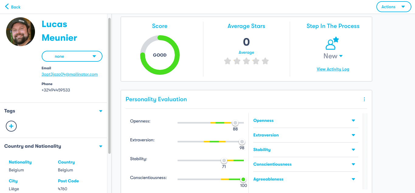 skeeled-applicants-profile-overview